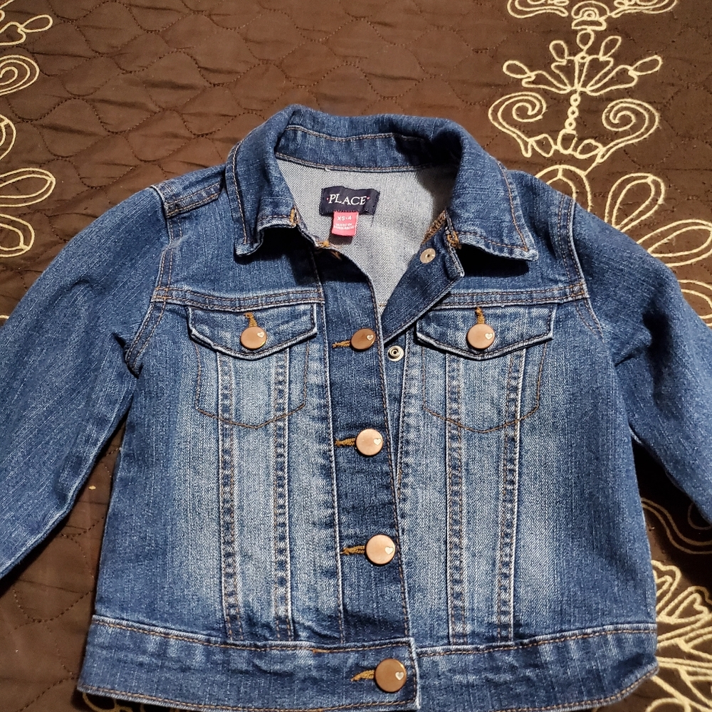 Gilrs jean jacket